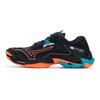 Mizuno Wave Lightning Z8 Black Neon Flame Unisex Sneakers Peacock-Blue V1GA240006
