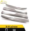 16-19 Buick LaCrosse Door Sill Trim Stickers: Stainless Steel Anti-Scratch Welcome Pedal Strips