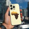 Africa Map Art  Phone Case For iPhone 17,16,15,14,13,12,11 Pro,Max,Plus,XR,Mini,E Clear Full-coverage Soft Cover