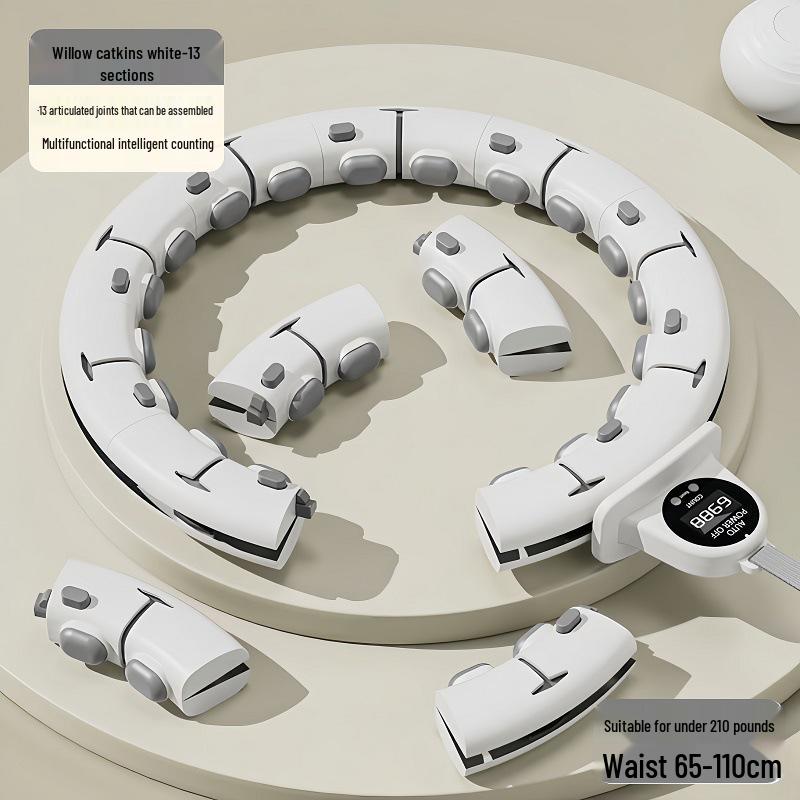 Inteligentne liczenie Hula Hoop: Damski Cichy, Odpinany, Nieopadający Design do Redukcji Tkanki Tłuszczowej na Brzuchu