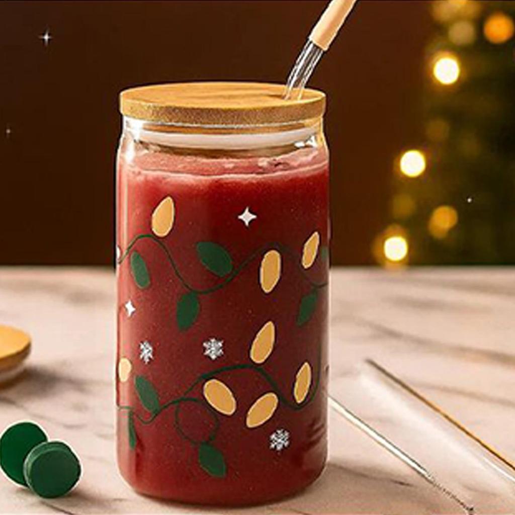 Color Changing Christmas Cup Reusable Coffee Mug Color Changing Christmas Cups with Lids for Cappuccino Tea Latte Milk Soda
