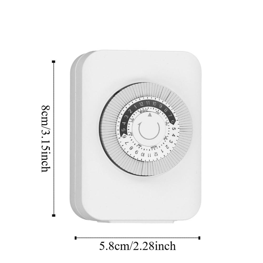 Mechanical Timer Switch 125V Time Control Plug Energy Saving Mechanical Timer  Home Appliance