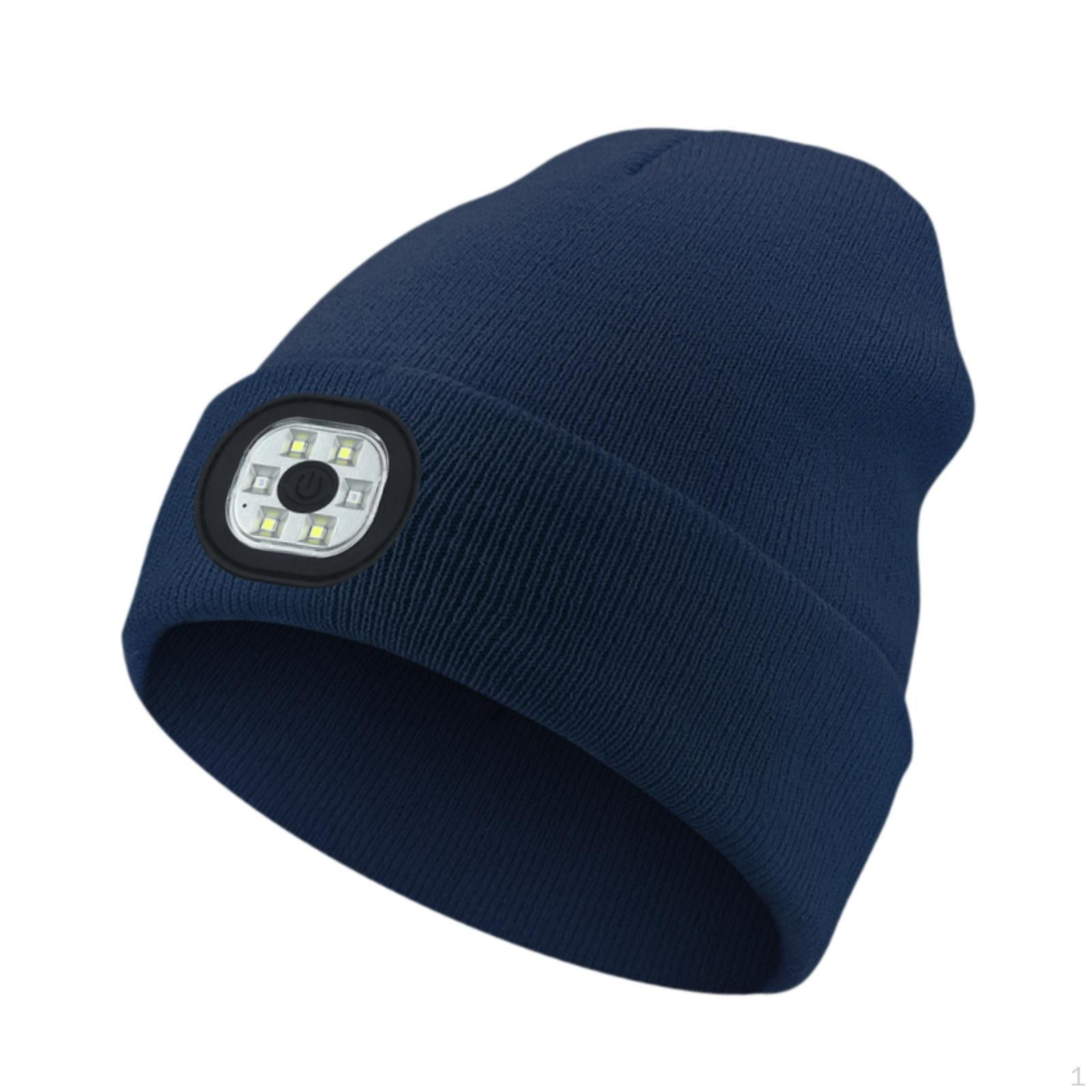 

Світлодіодна шапочка-біні, дихаючі подарунки, теплі в’язані речі для чоловіка-підлітка, вигул собаки Navy Blue