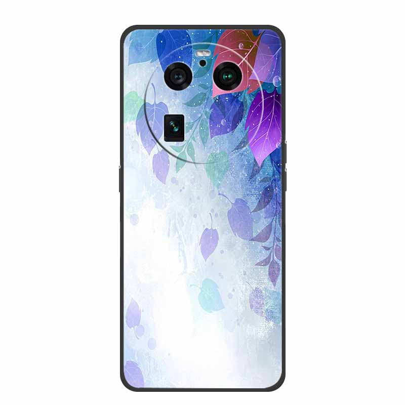 For Oppo Find X6 Pro Case Original Soft Silicone Shockproof Phone Back Cover Cases for Oppo Find X6 Pro 5G Cool Protector Shell