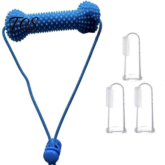 Pomůcky pro psí zubní hygienu Gumové psí žvýkačky, Žvýkací hračka, Pomůcka s dvojím účinkem, Hračky pro ústní péči o domácí mazlíčky pro malé, střední a velké psy Otvírák na tlamu Psům, Snadnější