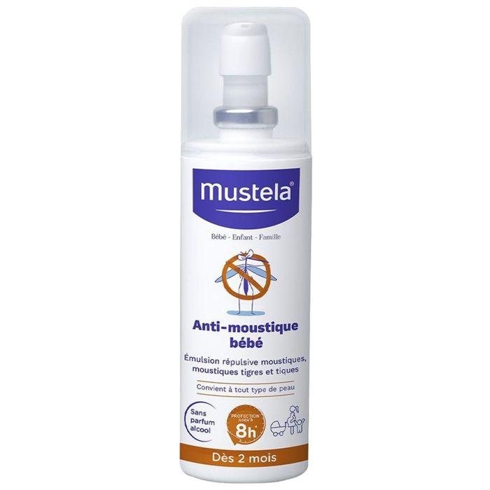 MUSTELA Anti-Moustiques Bébé Spray 100ml - Dès 2 Mois