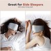 Silk Blackout Full-Cover Sleep Mask - Cooling & Soft for Travel