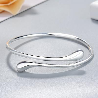 Pulsera de Plata de Ley 925 para Mujer Delicada Pulsera Colgante Moda Femenina Boda Regalo de Navidad Joyería
