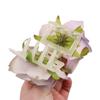 Cloth Rose Hair Clip Peony Flower Large Shark Clip Cute Flower Hair Claw  Girl