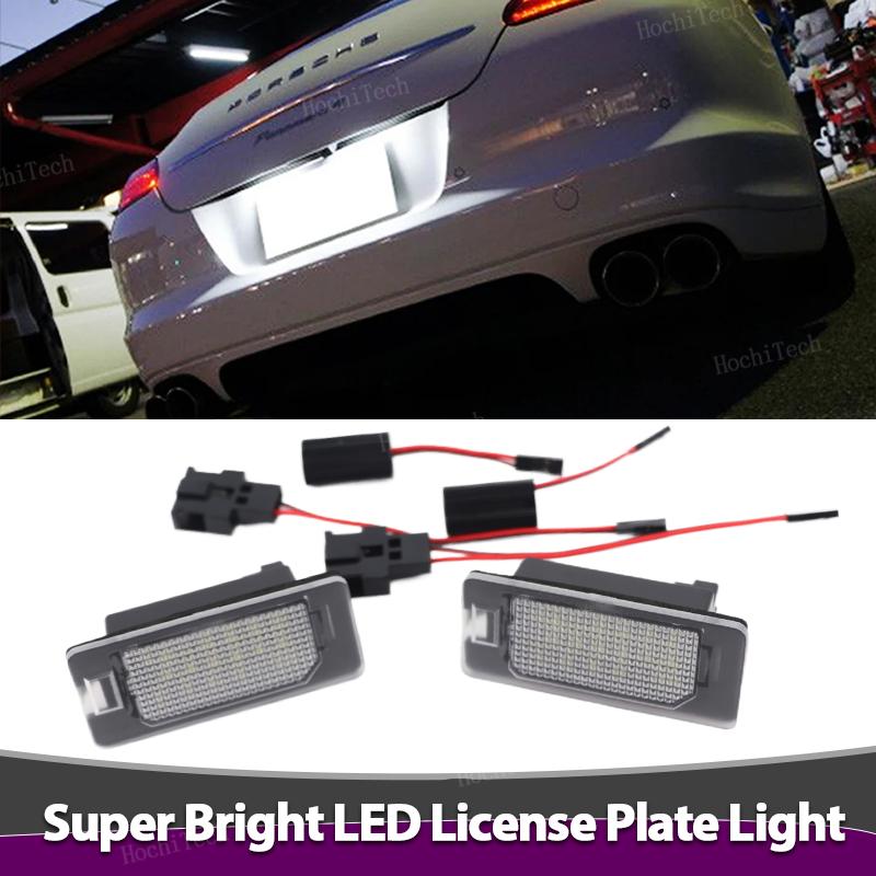 LED License Plate Light for Porsche Panamera 970 4D 2010-2016 Error Free Number Plate Lamp 8TO943021