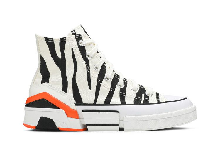 Women's Sneakers Converse CPX70 Zebra (Women's) Egret/Black-Total Orange
