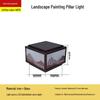 Modern Solar LED Pillar Light for Garden, Courtyard, or Hotel
