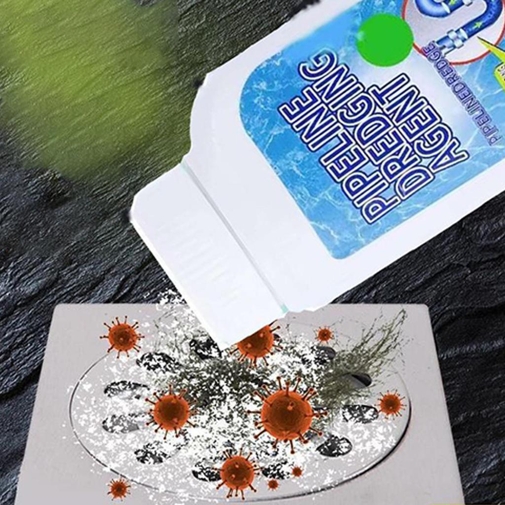 Pipe Dredging Agent Quick Drain Toilet Cleaner Fast Breakdown Solution Unclogger for Pipeline Tank Sinks Bathroom Toilet Bathtub