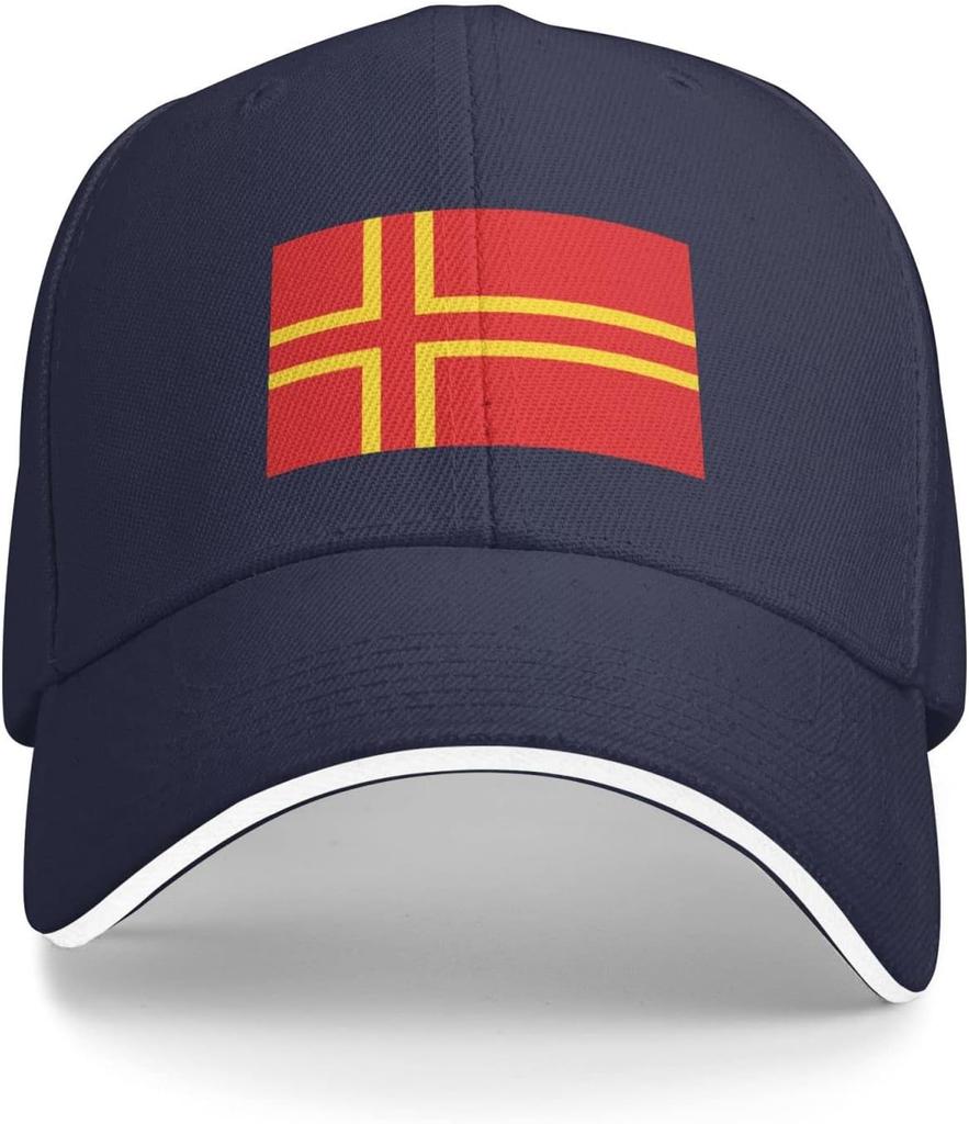 Flag of Normandy French Region Print Baseball Cap Polyester Adjustable Outdoor Dad Hat for Men Women