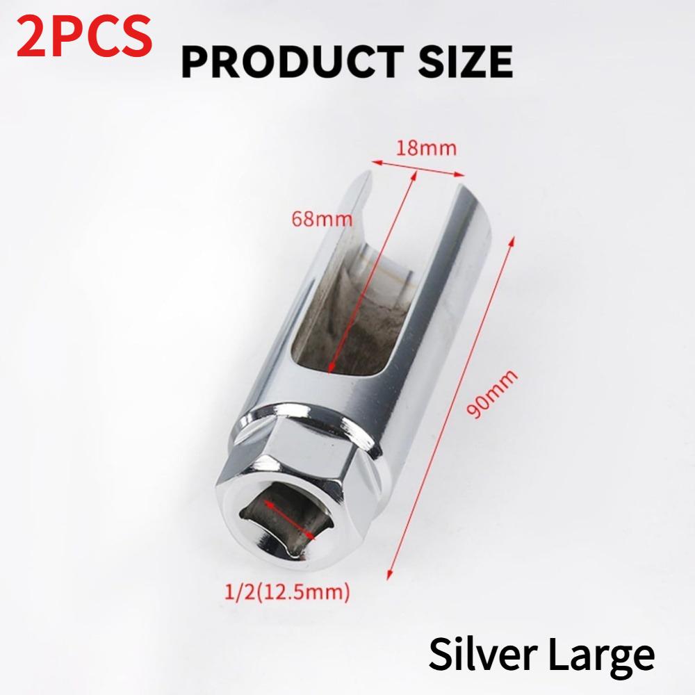 1/2PCS Universal 22mm 1/2'' Drive  Car Oxygen Lambda Sensor Socket Wrench Removal Installation Tool Professional Car Accessories