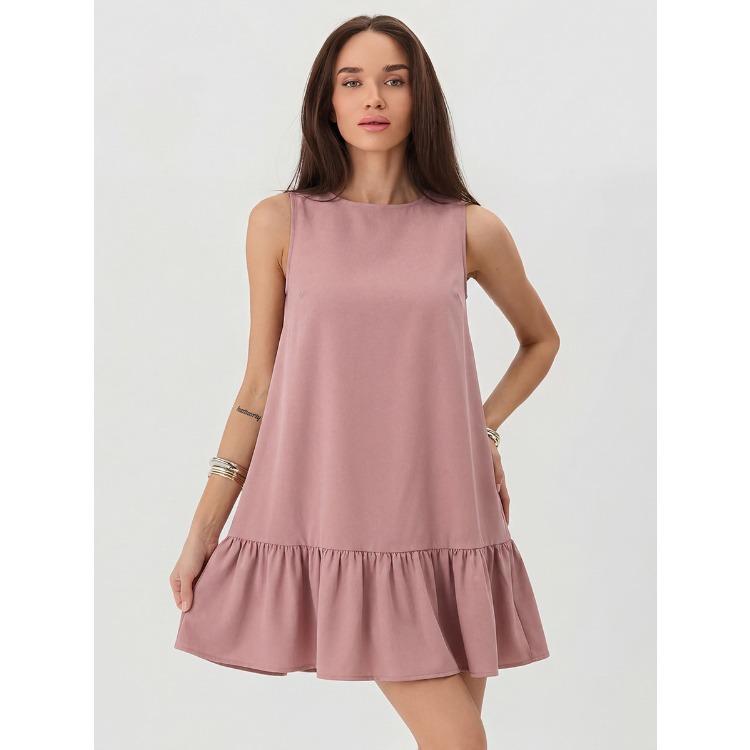 Fashionable Sleeveless Dress Loose-fitting Short Summer Style Elegant A-line Skirt