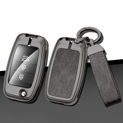 Zinc Alloy Leather Car Key Bag Case Shell For Kia Sportage Cerato Optima K2 K3 K4 K5 Rio Picanto K2 Soul Sorento Ski Sedona 2016
