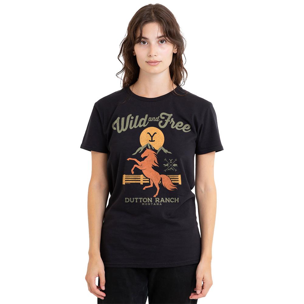 Yellowstone Unisex Adult Wild & Free T-Shirt
