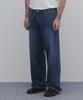 ANDAGAIN Straight Essential Denim Pants (Dark Blue