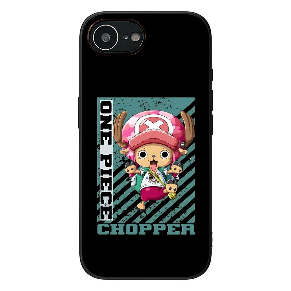 Soft Phone Cover for Apple iPhone 17 16 14 15 Pro Max Plus 15+ 16E XR ProMax Air Case One Luffy Pieces Tony Chopper Casing