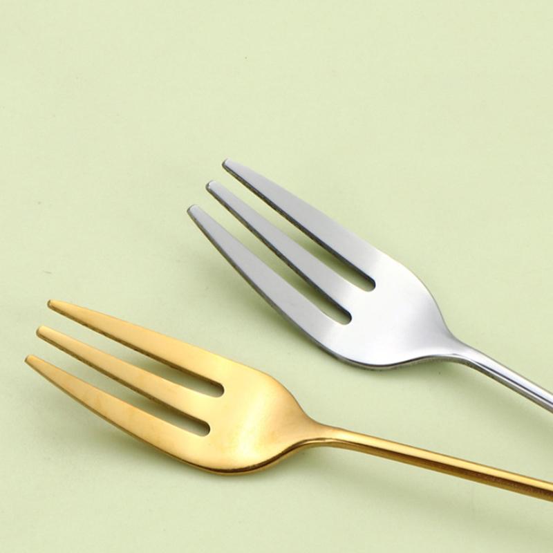 Diamond Spoon Fork Stainless Steel Long Stirring Spoon Exquisite  Teaspoon For Ice Cream Dessert Coffee Cocktail Mug