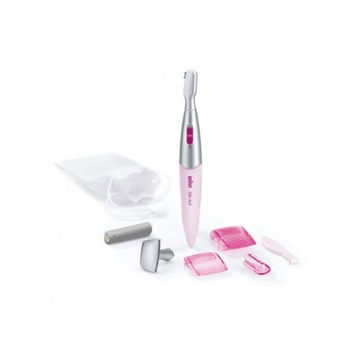 Rifinitore - Silk-épil - Styler 3in1 - Rose - AAA 1.5V - Sans fil