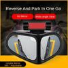 1 Pair Car Blind Spot Mirrors - Front Wheel Auxiliary Rearview Double-Sided Wide Angle 360° Adjustable for Vehicles