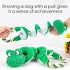 Interactive Squeaky Rope Dog Toy Plush Chew Toy with Sound Dental Cleaning Engaging Play Toys for Small Medium Large Dogs