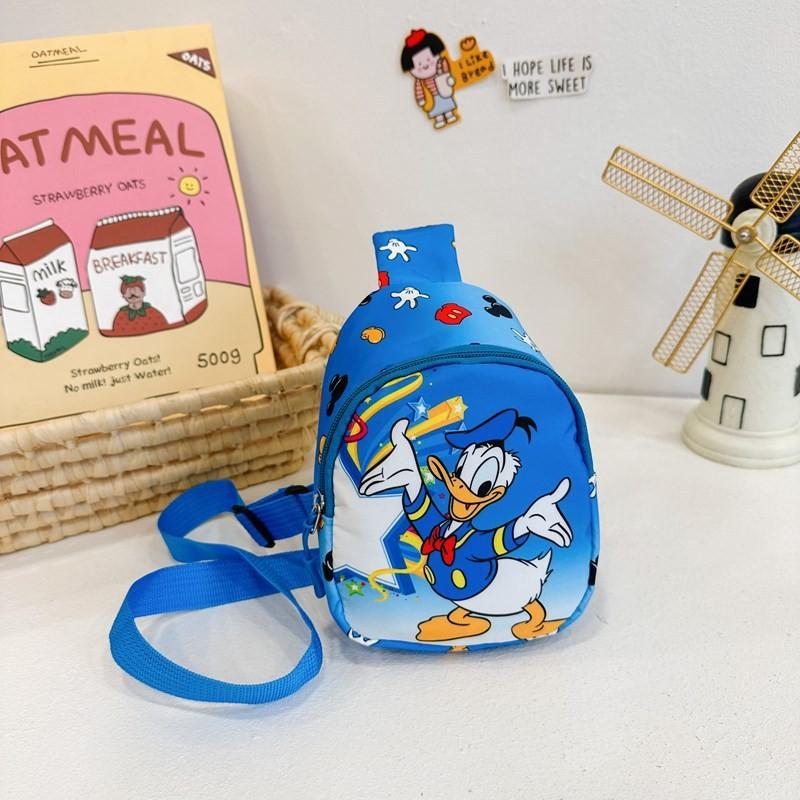 Cartoon Donald Duck Pattern Kids Single Shoulder Crossbody Chest Bag