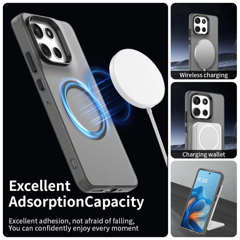 Transparent Case For Motorola Moto G100 Pro Case Moto G100 Pro Magnetic Adsorption Wireless Charge Cover For Moto G100 Pro Case