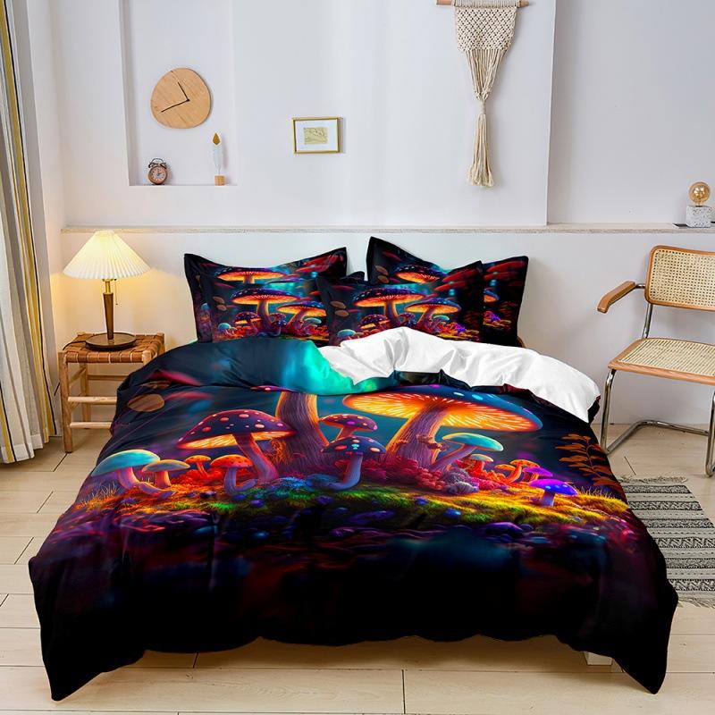 Fashion Technology Printing, 3D Digital Printing, Bedding, Duvet Covers, Pillowcases, Three-piece Sets