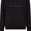 Emporio Armani FW24 Logo Letter Print Oversized Hoodie Men Hoodies Black 6DPM22-PJUAZ-1200