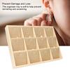 Wooden   Jewelry Display Tray Showcase Storage Case For Ear  Bangle Necklace (12 Slots)