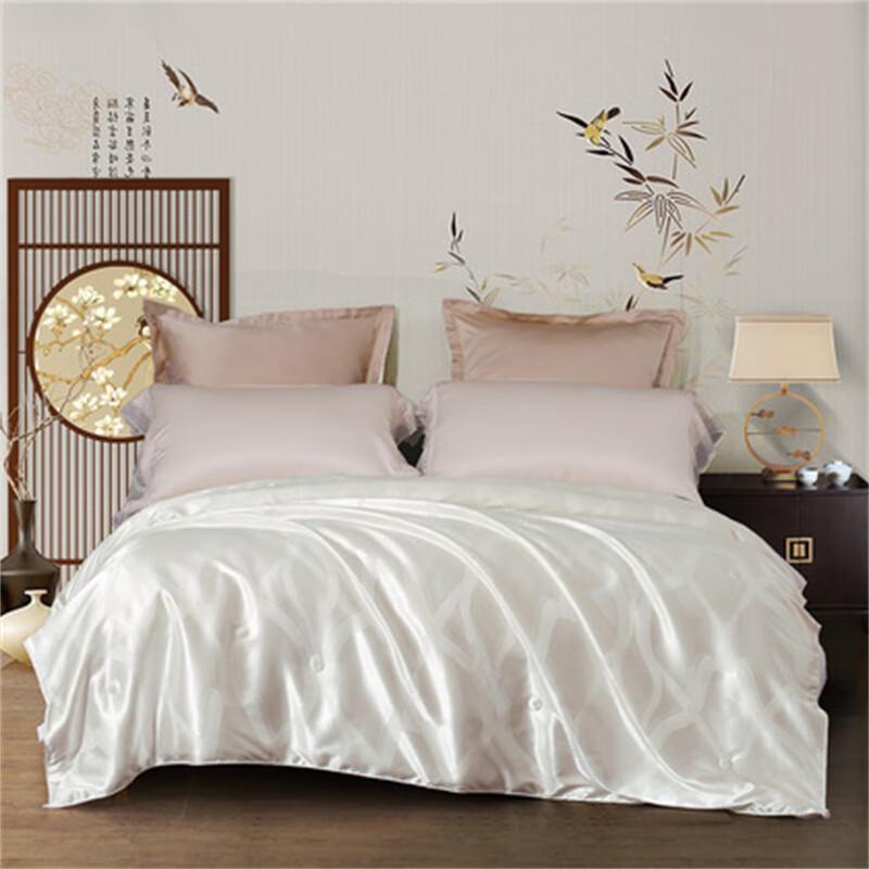 Mercury Home Textiles 100% Silk Jacquard Quilt