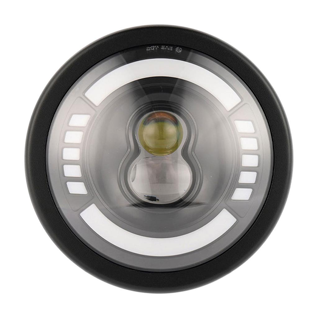 Universal 7 Inch Led Car Motorcycle Headlight DRL H4 Headlamp For Harley BMW Yamha Honda 7.5" Headlights Bracket Retro Bucket