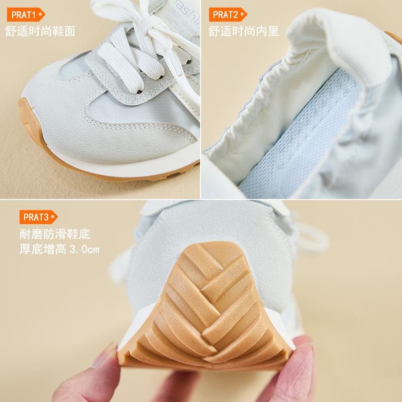 Ins Forrest Gump Schuhe Damen Frühling neue dicksohlige erhöhende Studenten Laufschuhe JCF