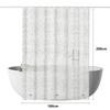 Translucent Waterproof & Mildew-Proof PEVA Shower Partition Curtain