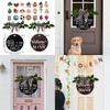 Charming Rustic Home Decor Welcome Sign With Removable Accessories For All Seasons