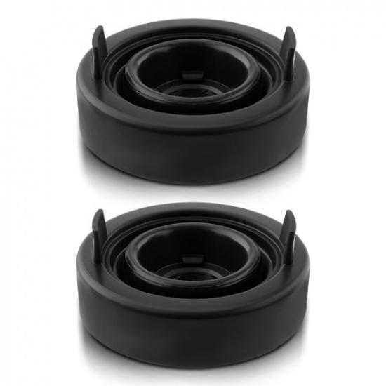 Pair 80mm Rubber Housing Seal Cap Dustproof Cover For Car LED Bulb HID Headlight