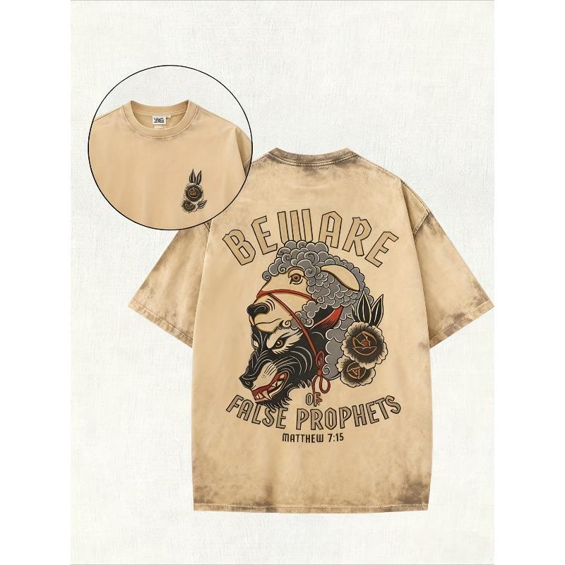 

European sizes Men s Washed Vintage Cotton Tee Streetwear Oversized Fit Cool T-Shirt for Men Fashionable Comfortable Crew Neck Casual Wear 5XL