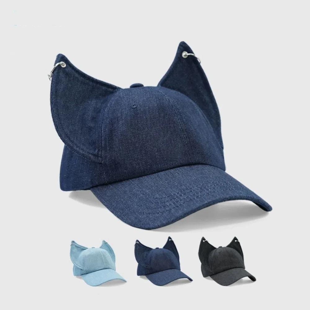 

Sunscreen Women Peaked Cap Y2k Sun Hat New Cat Ears Baseball Cap Spring Summer Style 1