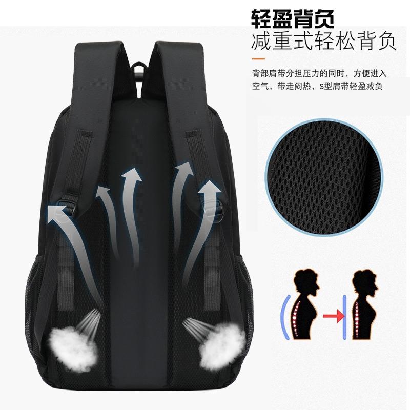 Backpack Men's Leisure Travel Backpack Large Capacity Student School Bag Business Commuter Computer Bag Premium Sense