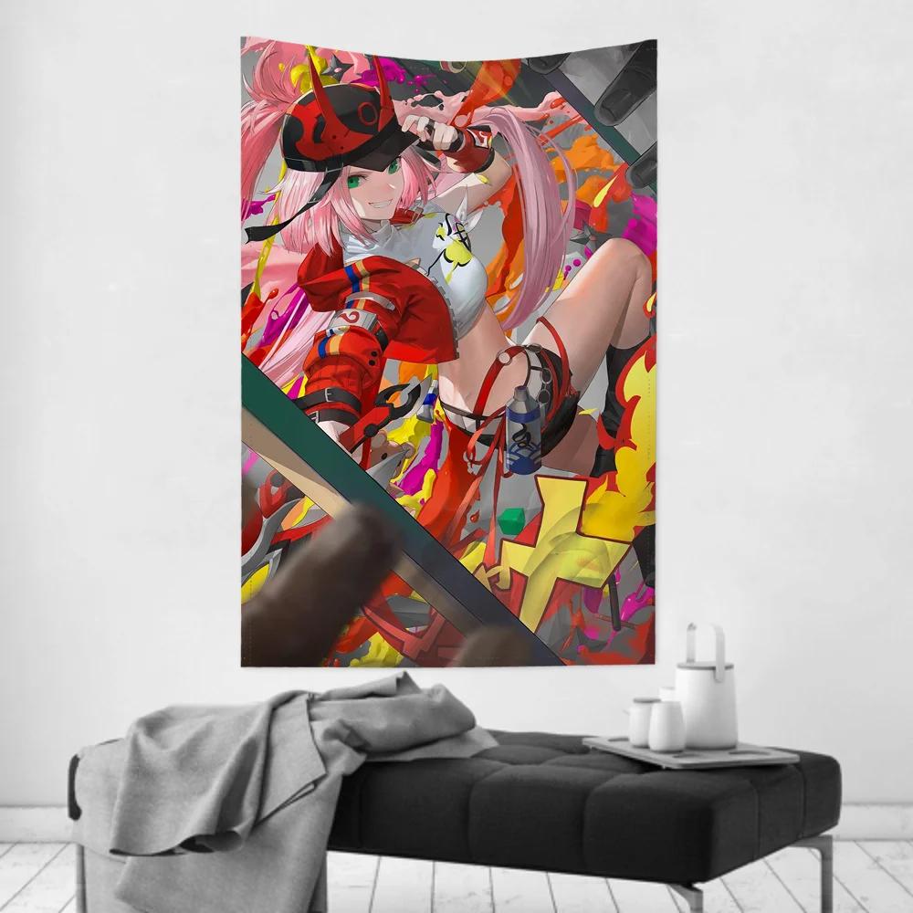 Rapa Animated Game Honkai Star Rail Tapestry Room Decor Wall Cloth Party Hanging Background Room Decor Baby Room