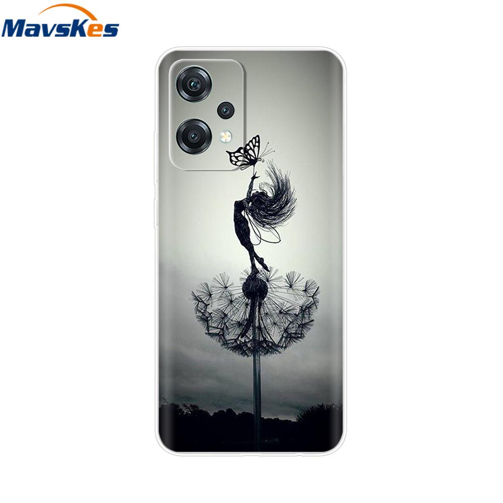 For OnePlus Nord CE 2 Lite 5G Case Cover for OnePlus Nord 2T Marble Transparent Soft Clear Silicone Phone Cases Funda Bumper