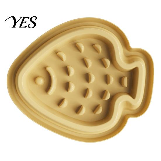 Slow Feeding Dog Plate Feeder Bowl, Cute Fish Shape, Spill-Free Pet Bowl Raised Edge with Spill Catcher, Non-slip Food for Cats Dogs Eat