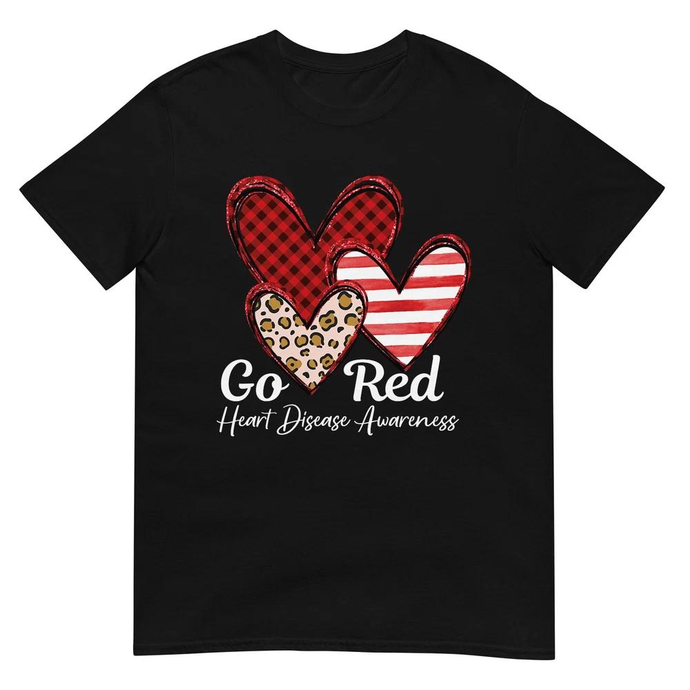 Go Red Heart Disease Awareness Chd Unisex February Wear Red TShirt