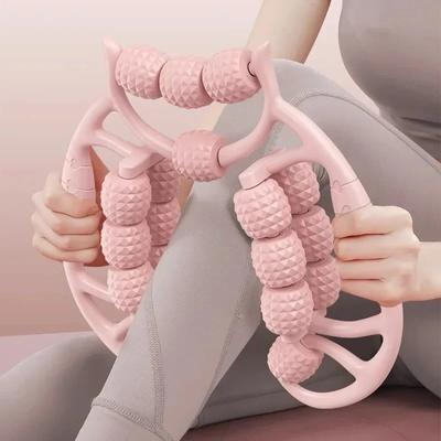 9/12/18 Rollen Massage-Roller zur Kreisförmigen Beinschlankung Beinmassagegerät Muskeldehnungsgerät Kreisförmige Beinklammer