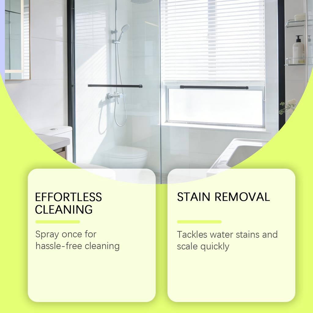 Household Bathroom Cleaner, Suitable For Glass And Ceramic Bathtubs, Faucets, Shower Heads, And Shower Rooms.120ml