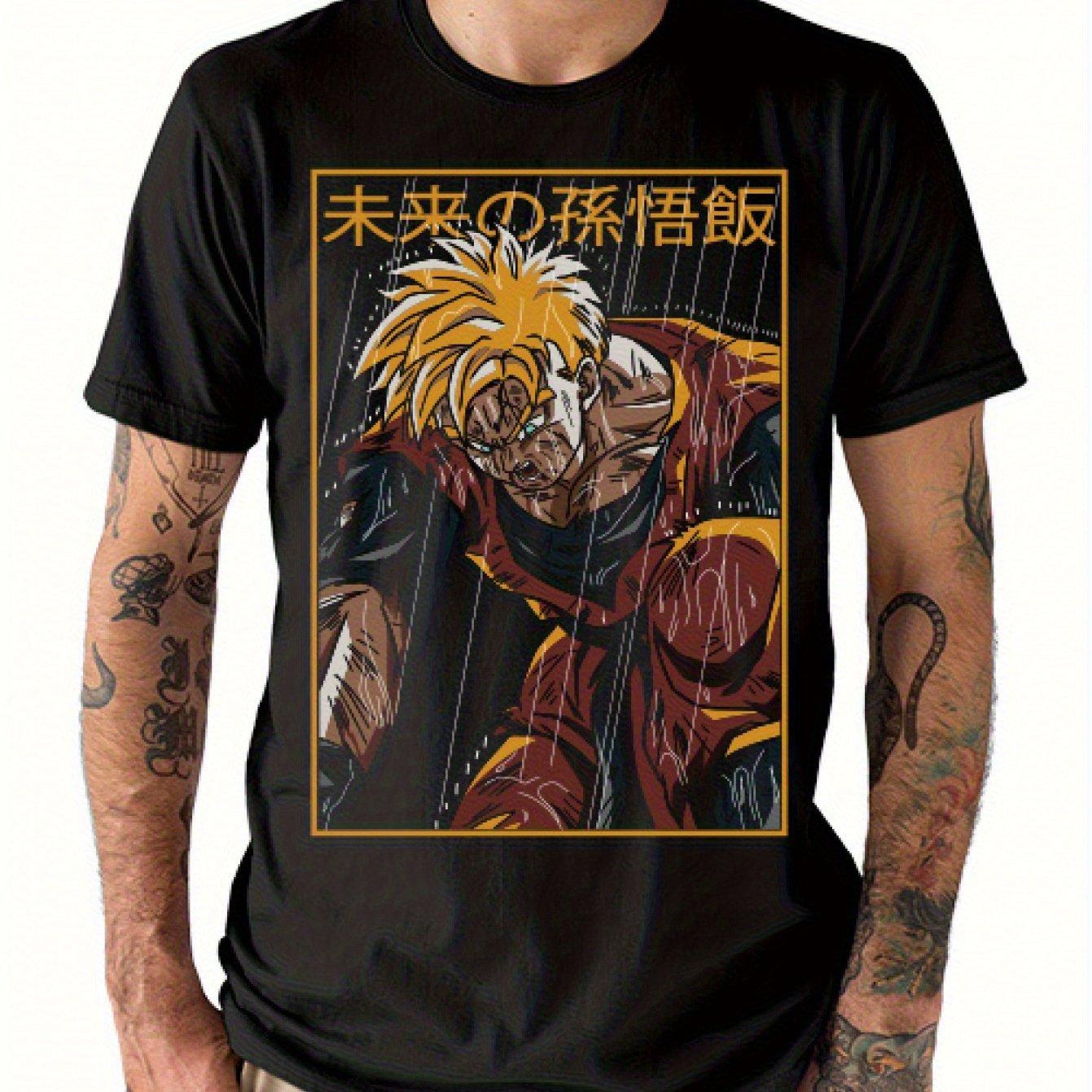 2026 Hot Selling Summer Fashion New Century Gospel First Generation Machine Street Anime Retro Short Sleeve Street Top Size S