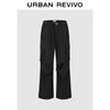 UR Men's Autumn Pleated Wide-Leg Cargo Pants